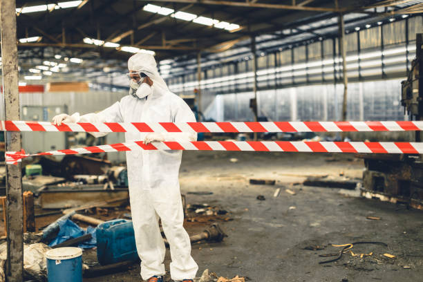Professional Biohazard technician working in Monmouth Junction, NJ